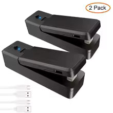 Selladora de Bolsas Portátil WOOX - 2 en 1 con Cortador, Recargable USB